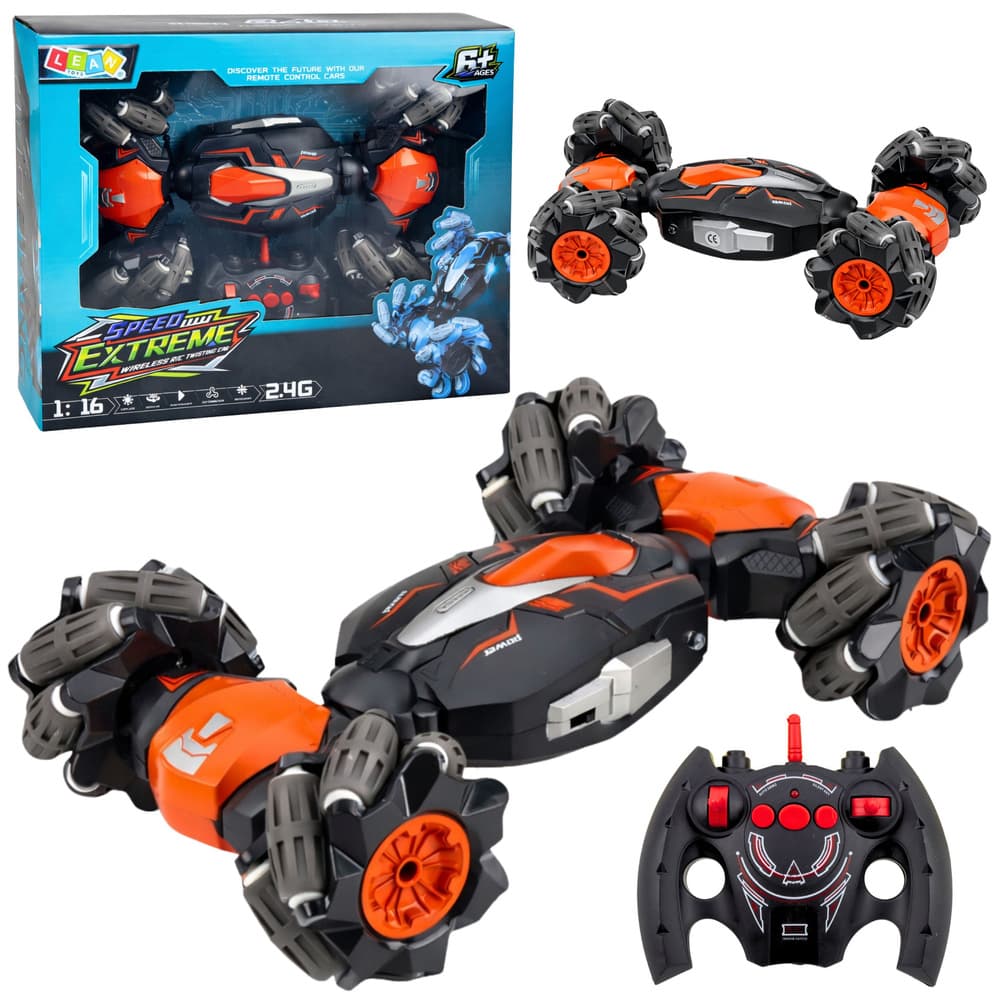 RC drift avtomobil, akrobatski, Twist, oranžen 1:16