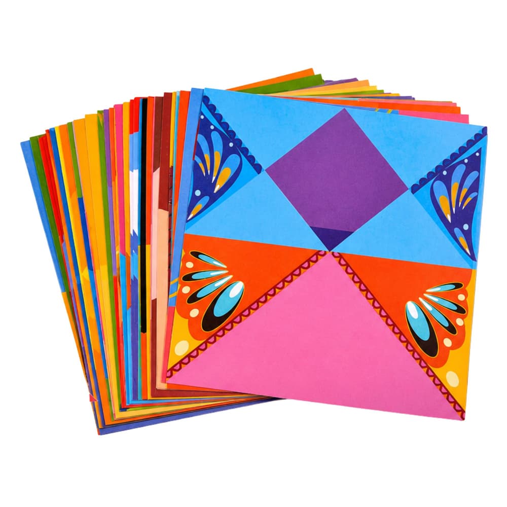Set za origami LEAN, 100 pisanih listov in navodila 3
