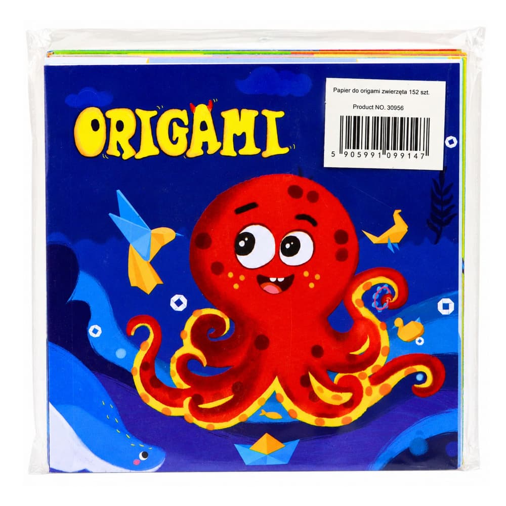 Set za origami LEAN, 100 pisanih listov in navodila 6