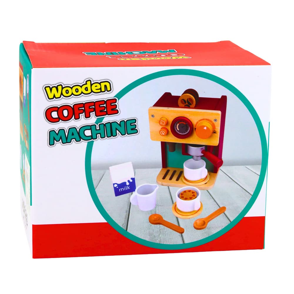 LEAN TOYS leseni aparat za kavo 'Mali barista' 4