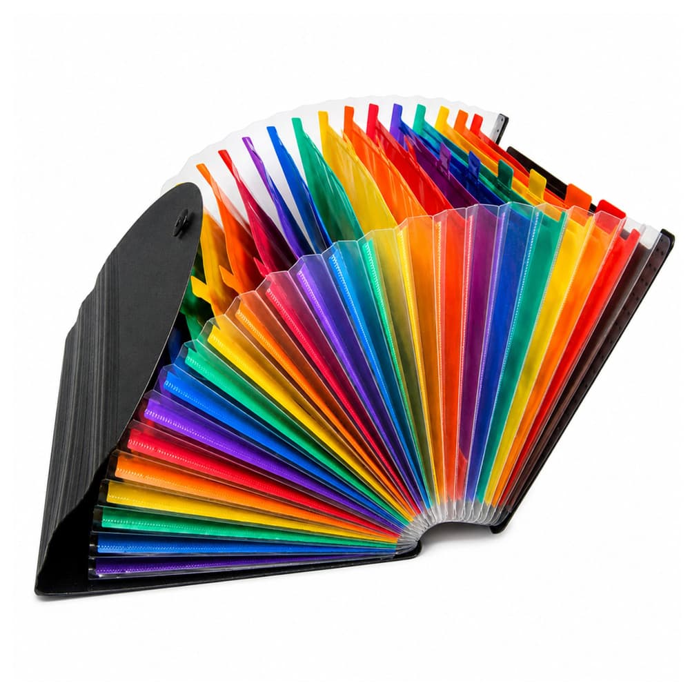 Organizator za dokumente LEAN, harmonika, A4, 25 predelkov, črn 3