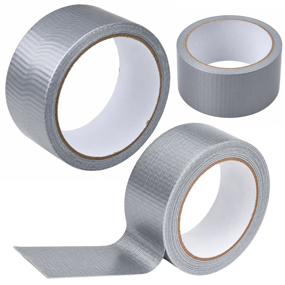 Popravljalni trak LEAN, armirani, močan, srebrn, 48mm x 15m