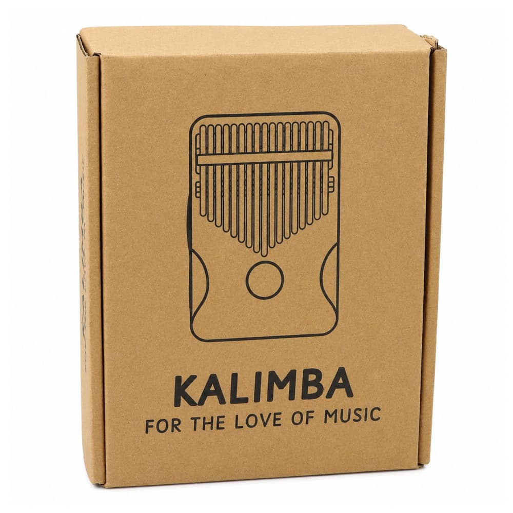Kalimba LEAN TOYS, 17 tipk, leseni instrument, s torbico in pripomočki 6
