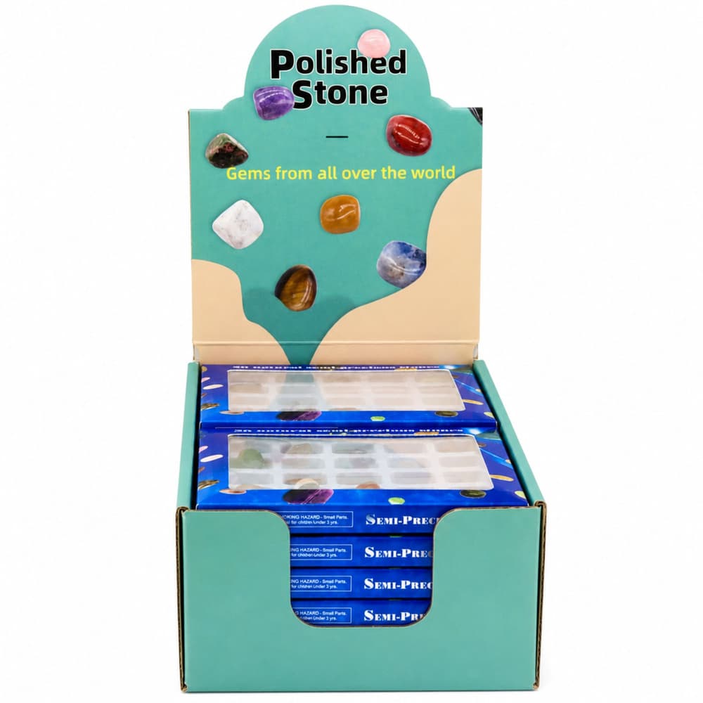 LEAN TOYS Komplet Pol-dragih Kamnov (20 kosov) 5