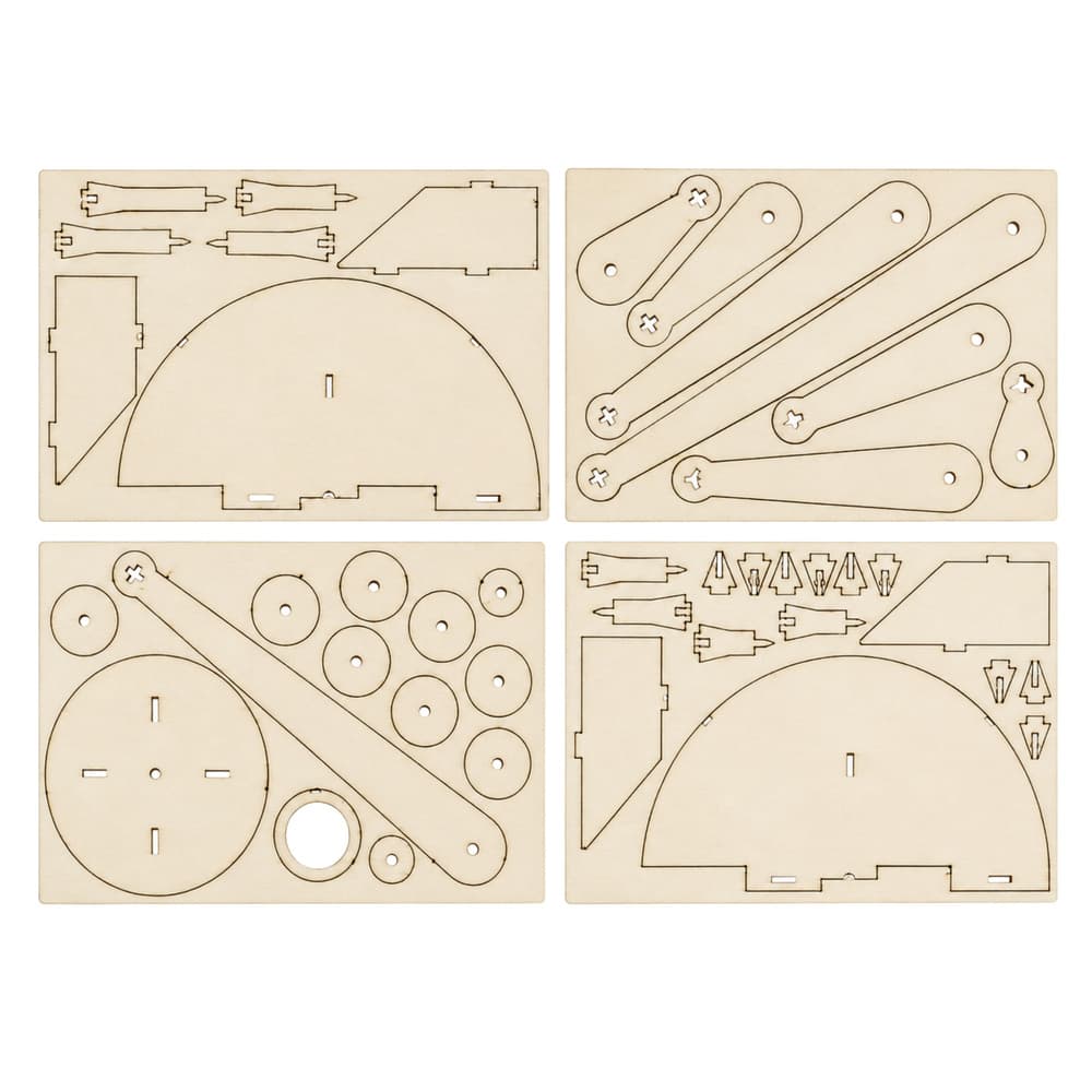 LEAN TOYS Leseni Model Osončja DIY Izobraževalni Komplet 8