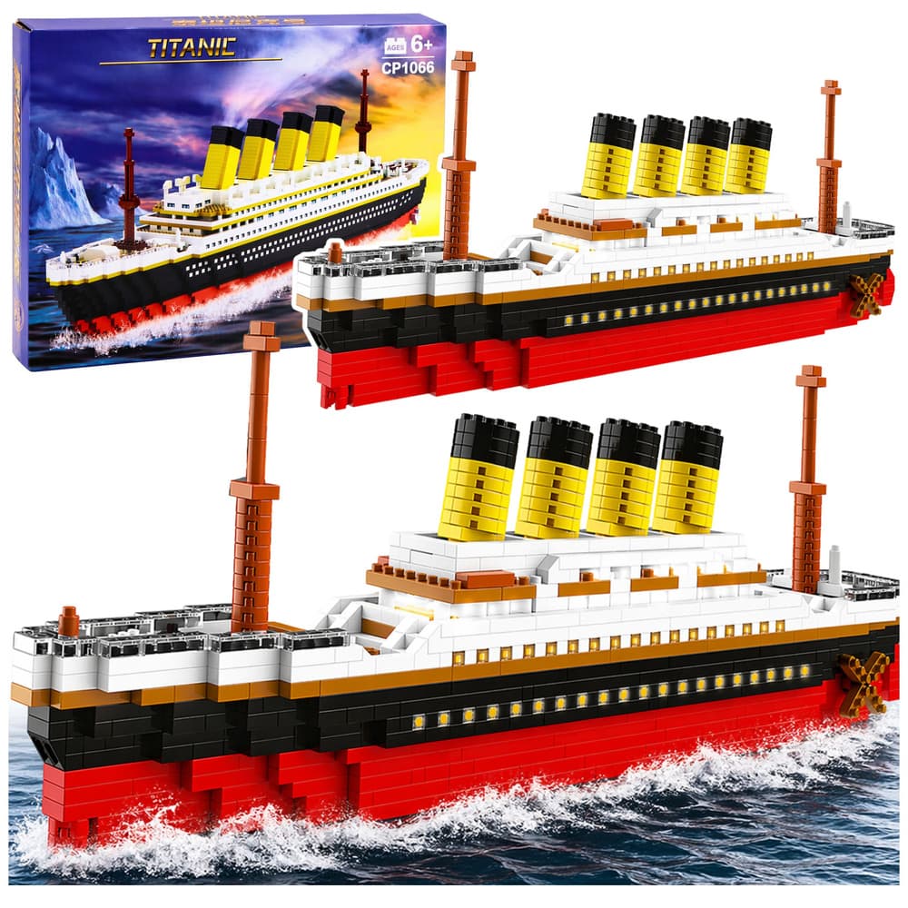 Konstrukcijski kolesi LEGO Titanic - velik model, 3327 kosov