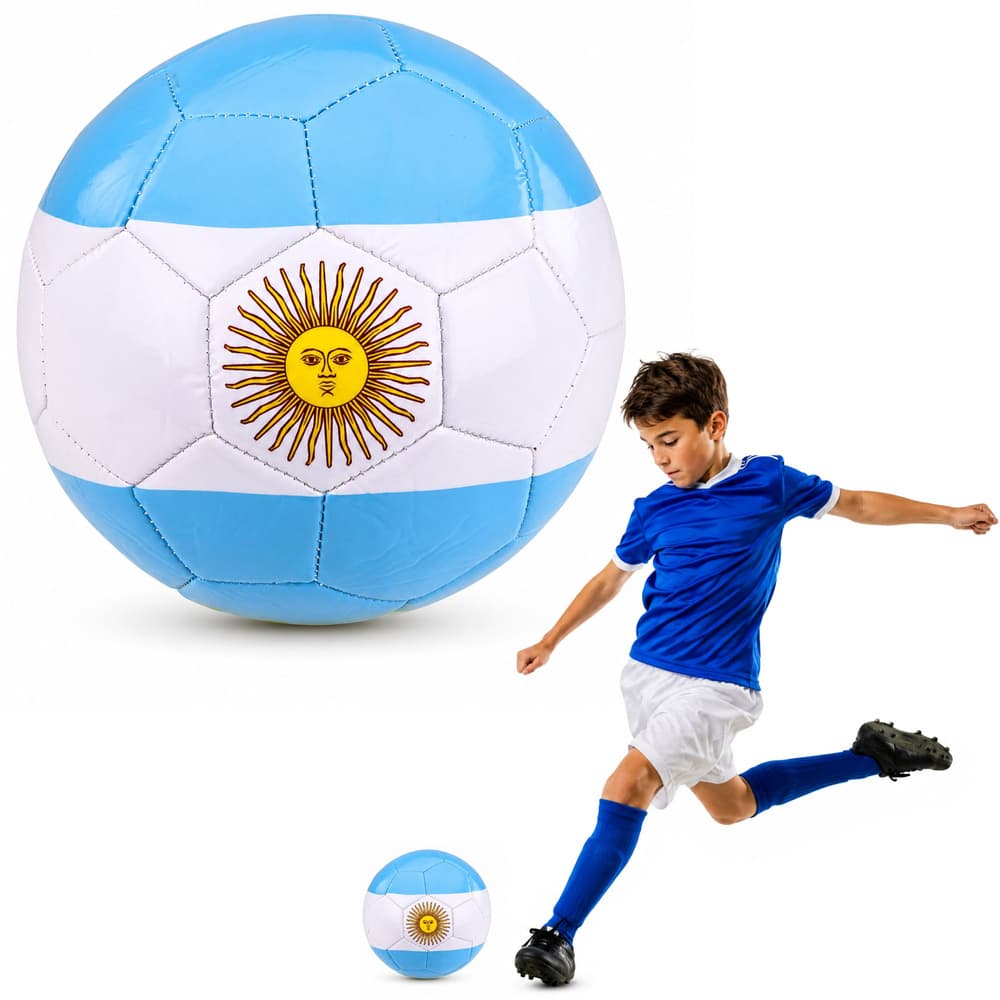 Nogometna žoga LEAN TOYS, velikost 5 (22cm), v stilu Argentine