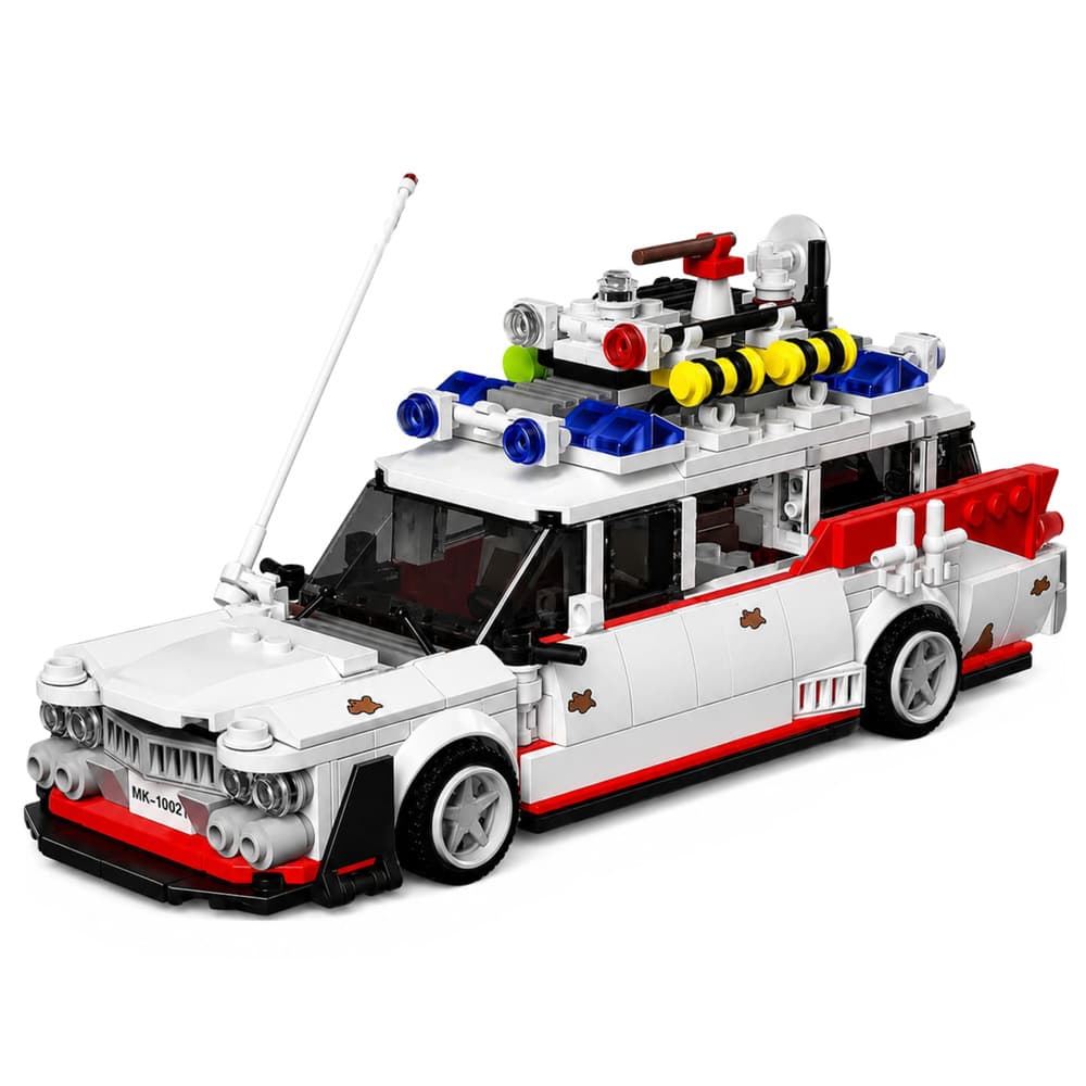 LEAN TOYS Gradbeni bloki: Duhovni avtobus, bel, 631 el. 2
