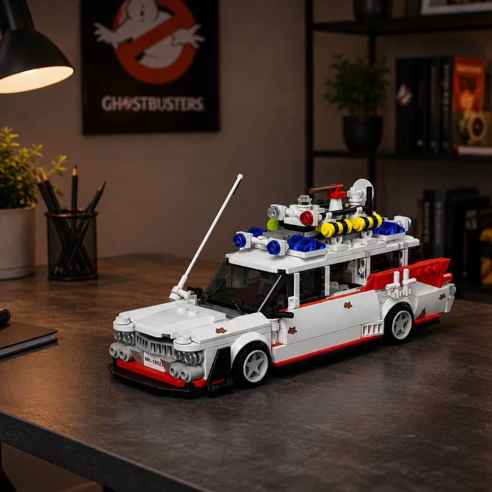 LEAN TOYS Gradbeni bloki: Duhovni avtobus, bel, 631 el. 3