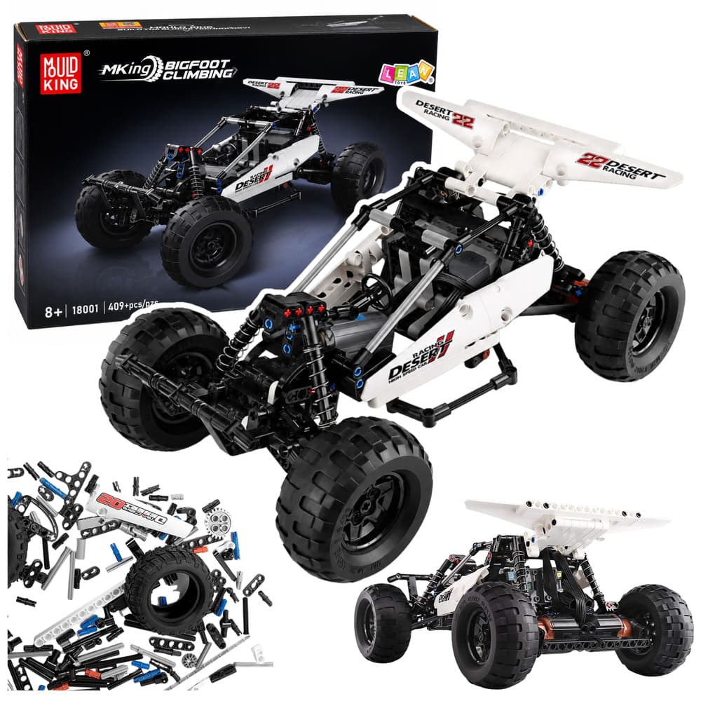 LEAN TOYS Gradbeni bloki: Terensko vozilo RC 4x4, 409 el.