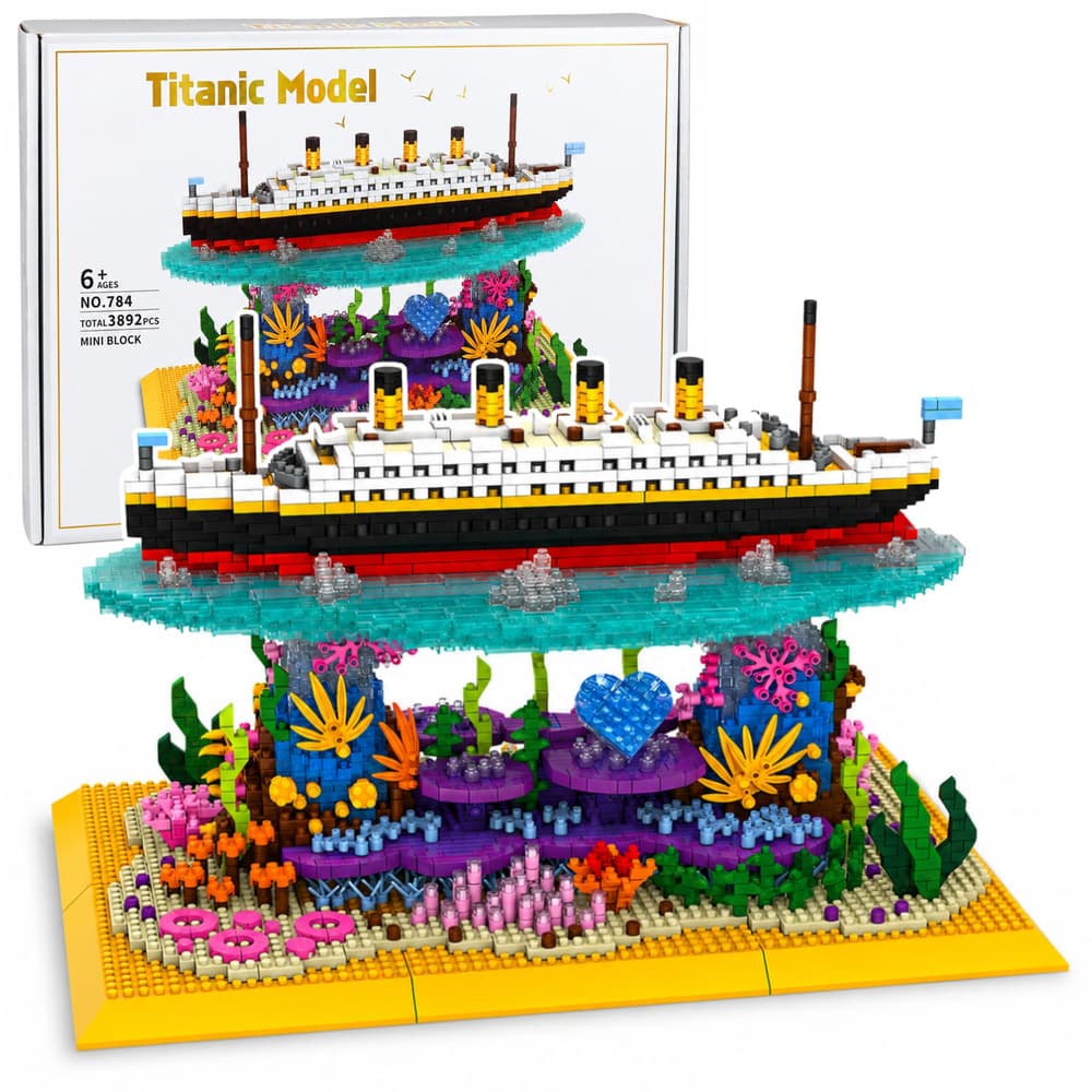 Gradbeni bloki Titanic, 3892 elementov