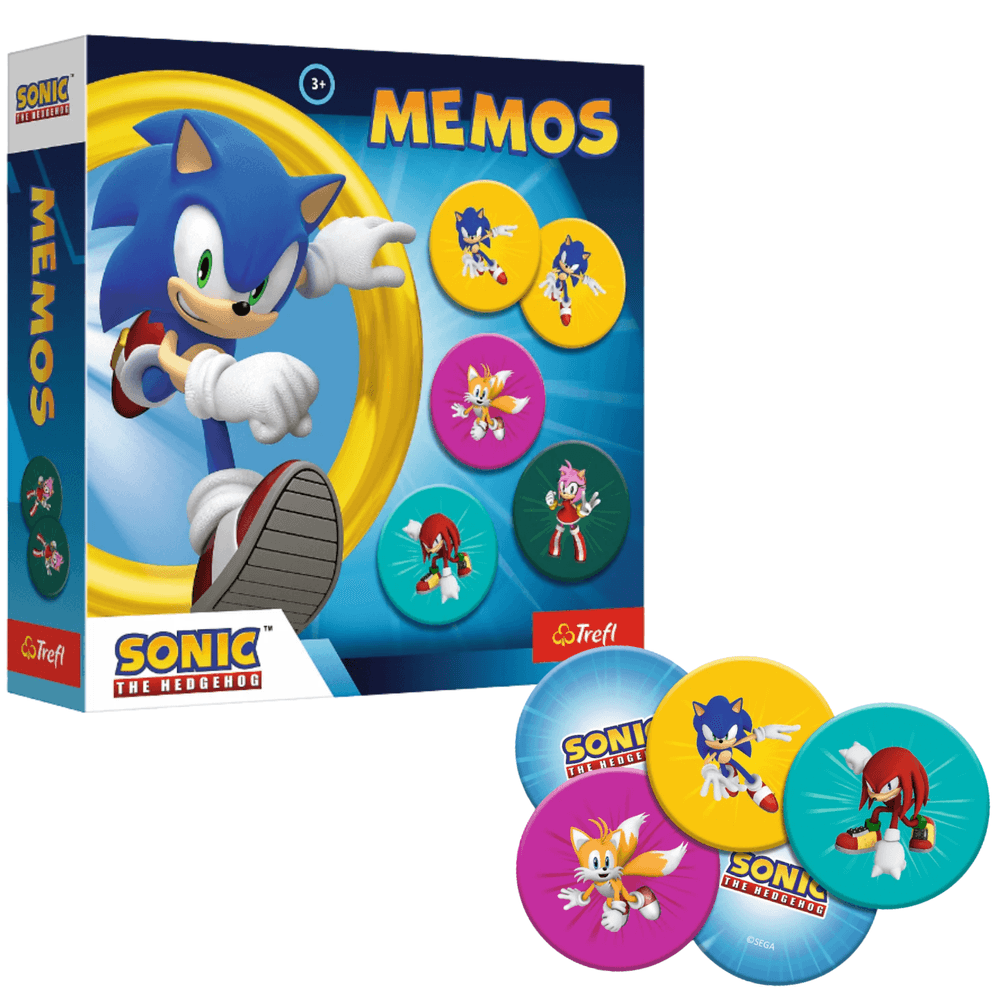 Družabna igra Spomin Sonic The Hedgehog Trefl
