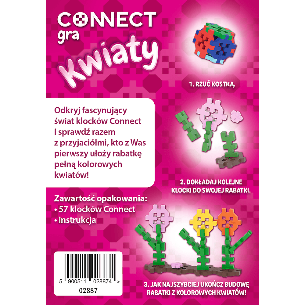 Družabna igra za otroke Connect Rože Trefl 5