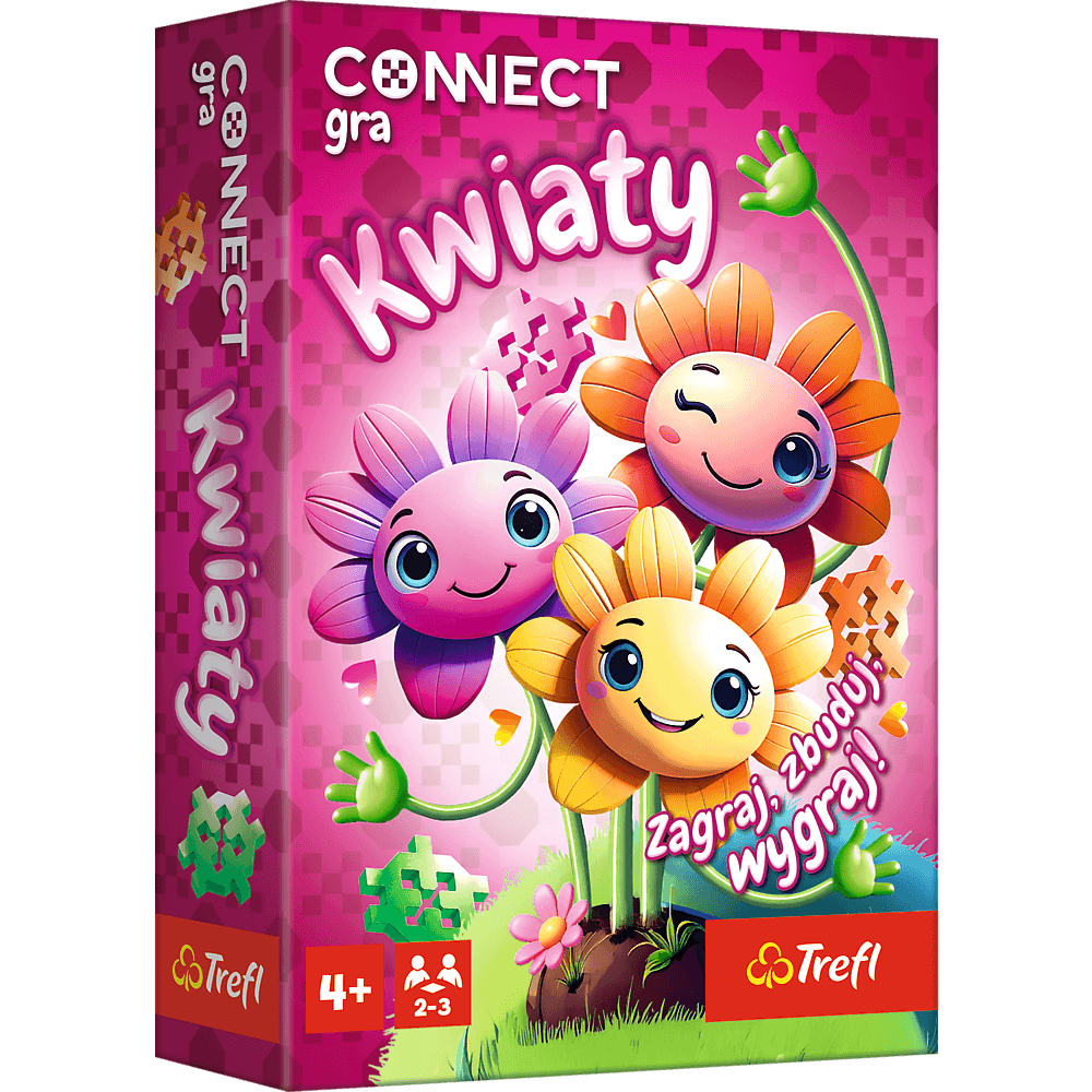 Družabna igra za otroke Connect Rože Trefl 3