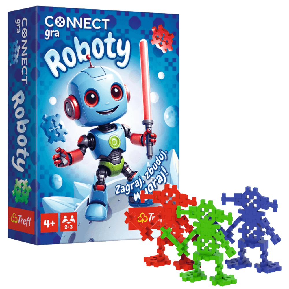 Družabna igra za otroke Connect Roboti Trefl