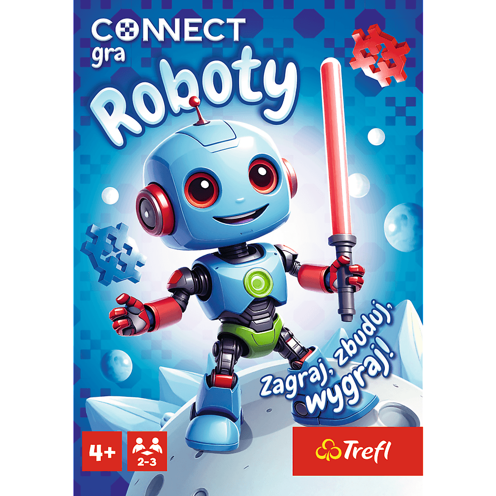 Družabna igra za otroke Connect Roboti Trefl 5