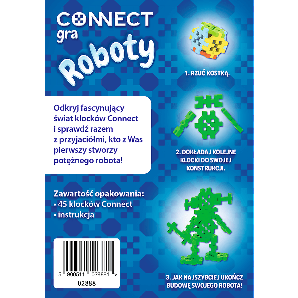 Družabna igra za otroke Connect Roboti Trefl 6