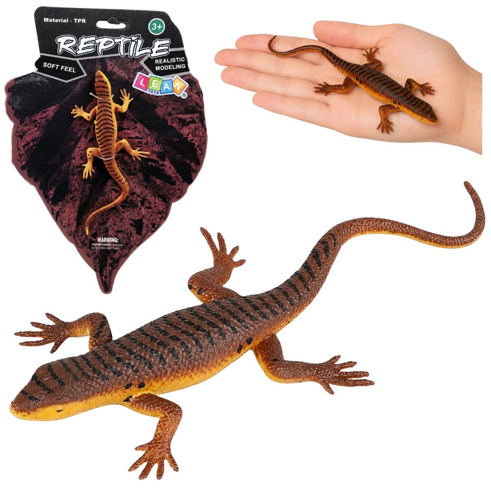 Gumijasta jaszčurka živorodna, upogljiva, realistična, 12.5 cm