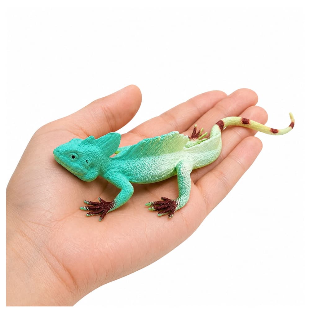 Gumijasta agama žaglasta, upogljiva, realistična, 16 cm 3