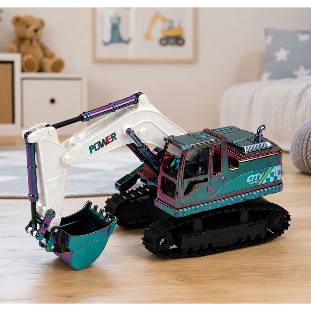 Gosenična bager RC, premično roko, Chameleon, luči, 1:14 3