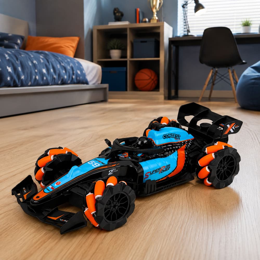 RC dirkalnik, športni, drift, manevri, luči, zvoki, 1:14 3