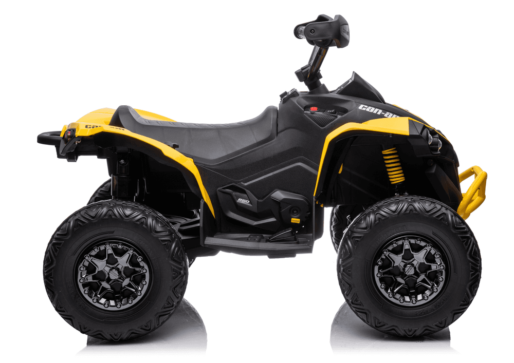 Akumulatorski otroški quad DK-CA002 4x4 12V 10Ah, rumen 4
