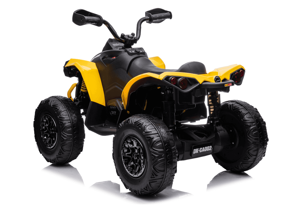 Akumulatorski otroški quad DK-CA002 4x4 12V 10Ah, rumen 6