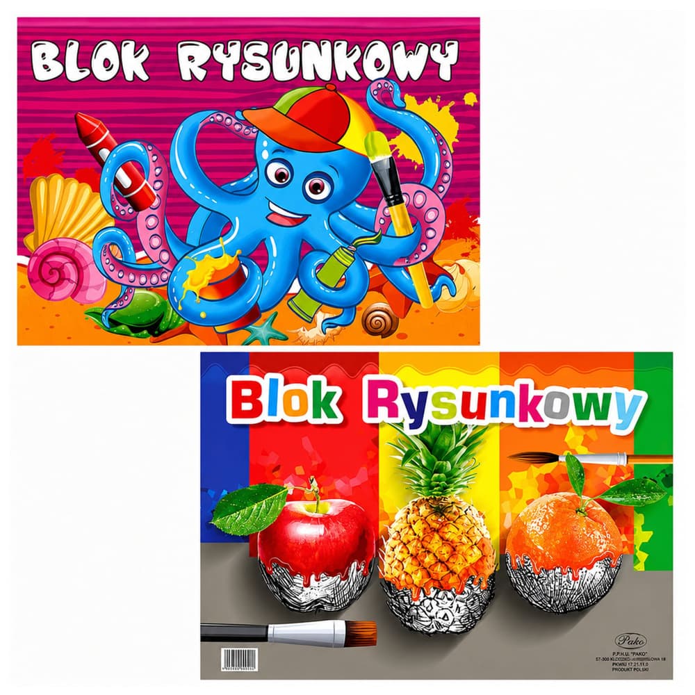 Blok za risanje LEAN SCHOOL PROTOS A3, bel, 19 listov, 80g