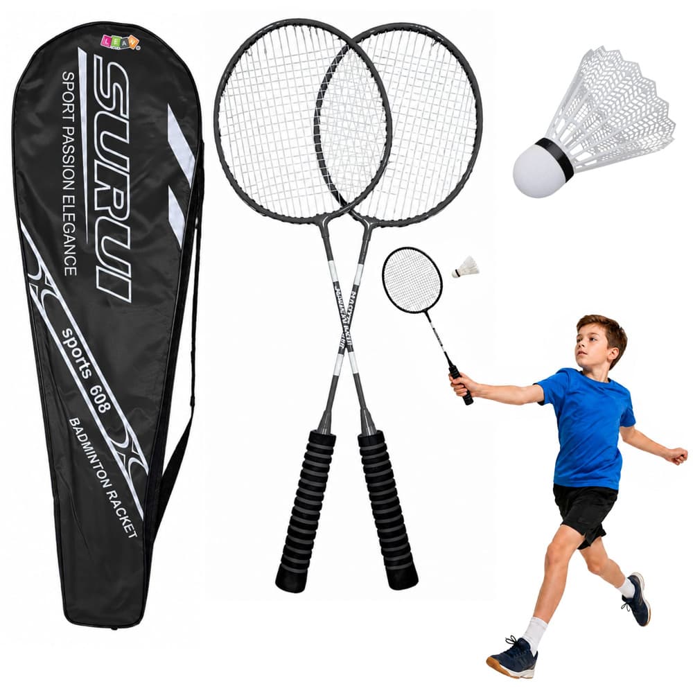 Set za badminton (črni)