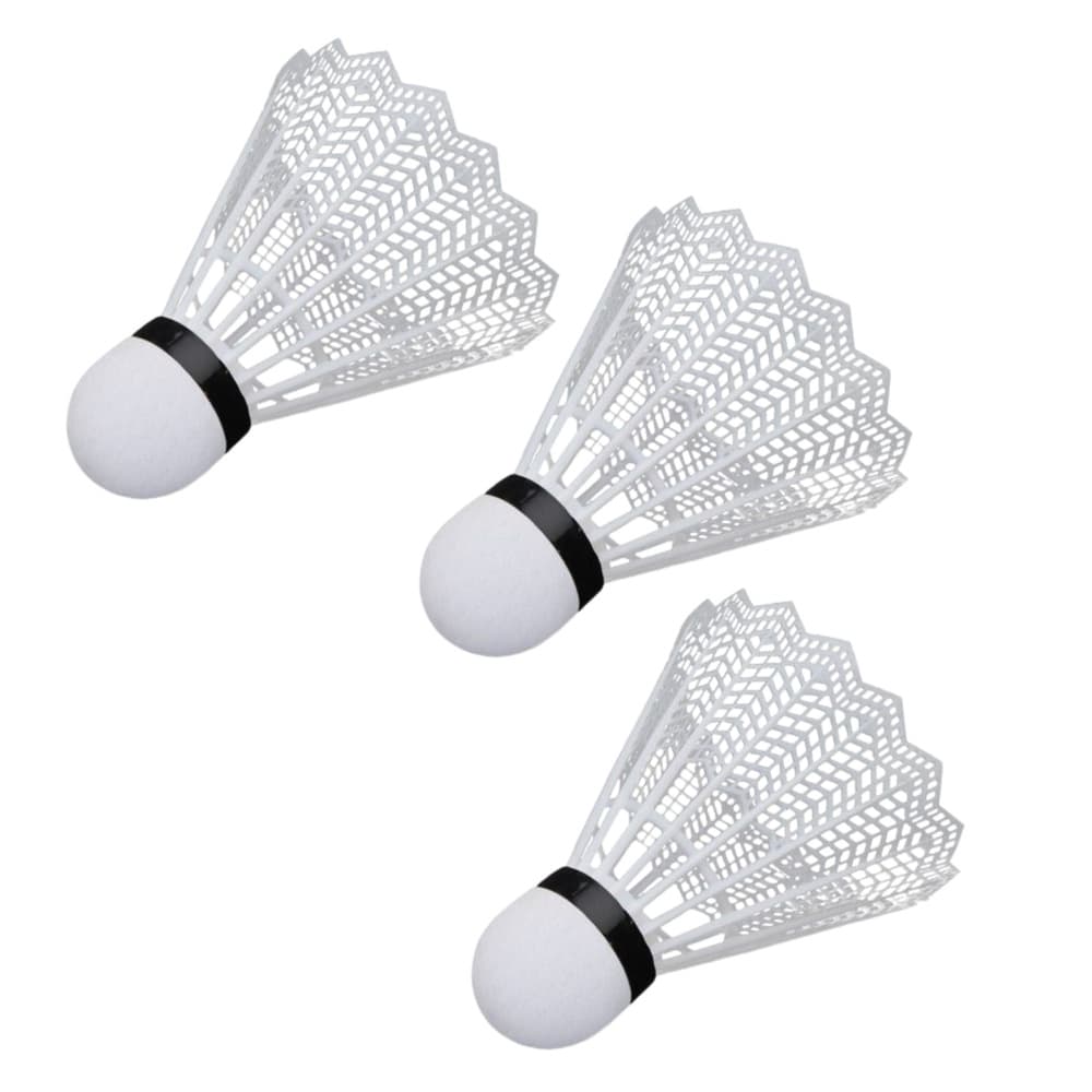 Komplet za badminton Lean Toys: 2 loparja, 3 peresa, torba, zelena 5