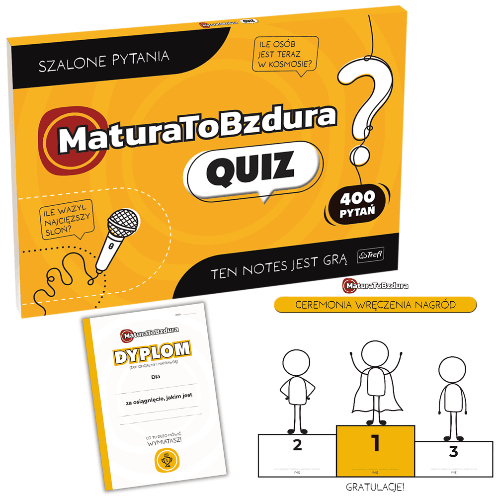 TREFL GRY Namizna igra MaturaToBzdura Quiz
