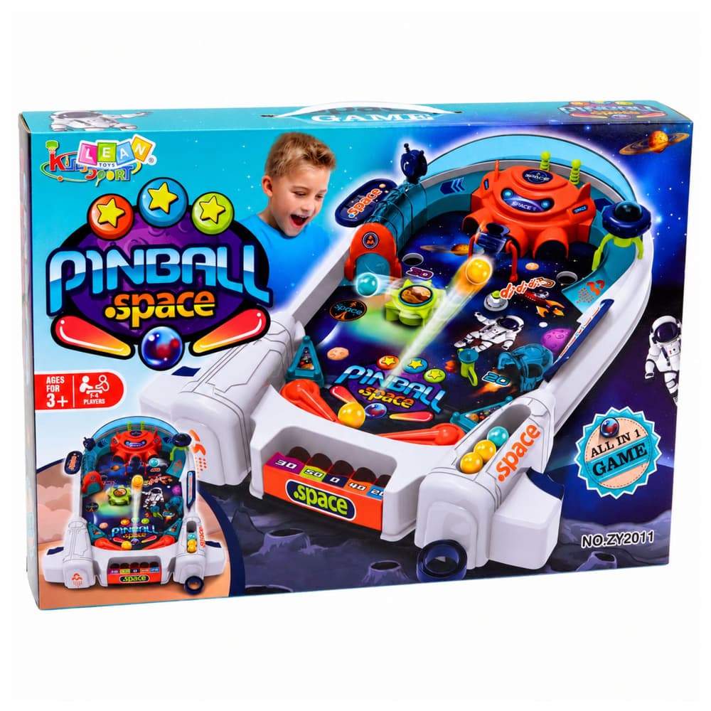 Namizni fliper LEAN TOYS Space Pinball, vesoljska tema, 8 kroglic 3
