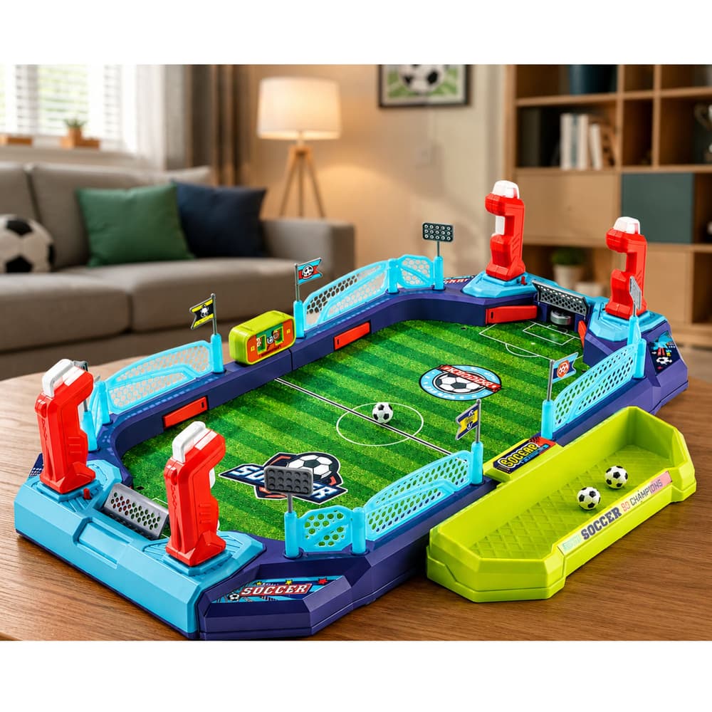 Namizna igra 2v1 LEAN TOYS: Nogomet in Hokej, za 2 igralca, števec 3