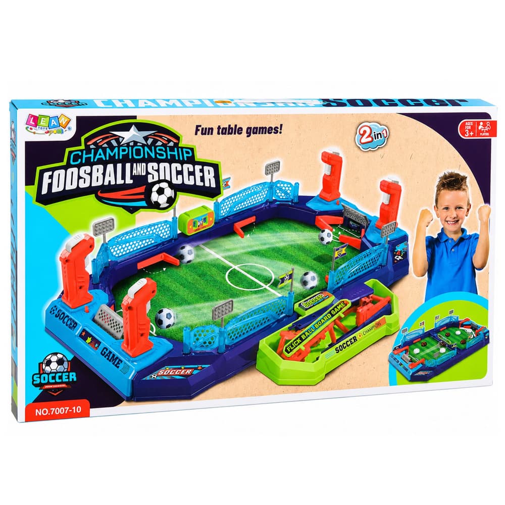 Namizna igra 2v1 LEAN TOYS: Nogomet in Hokej, za 2 igralca, števec 7