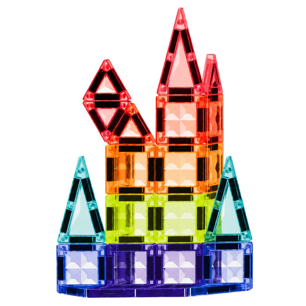 LEAN TOYS Magnetske kocke, barviti paneli 3D, STEM, 27 kosov 2