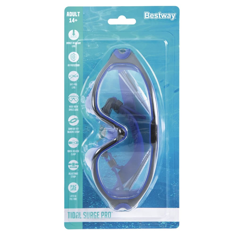 Bestway 21194 - Plavalna očala, črno-modra, nastavljiva 4