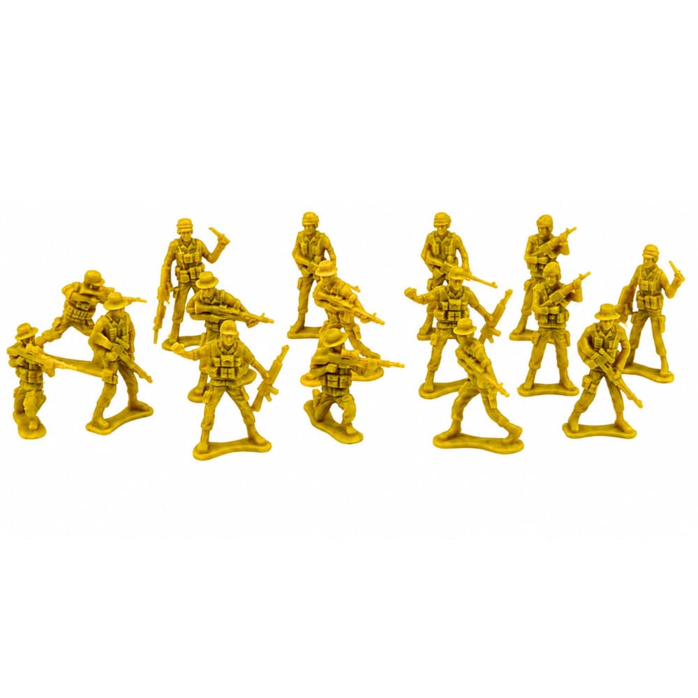 LEAN TOYS Vojaški Komplet, Figurice Vojaakov, 72 kosov 2
