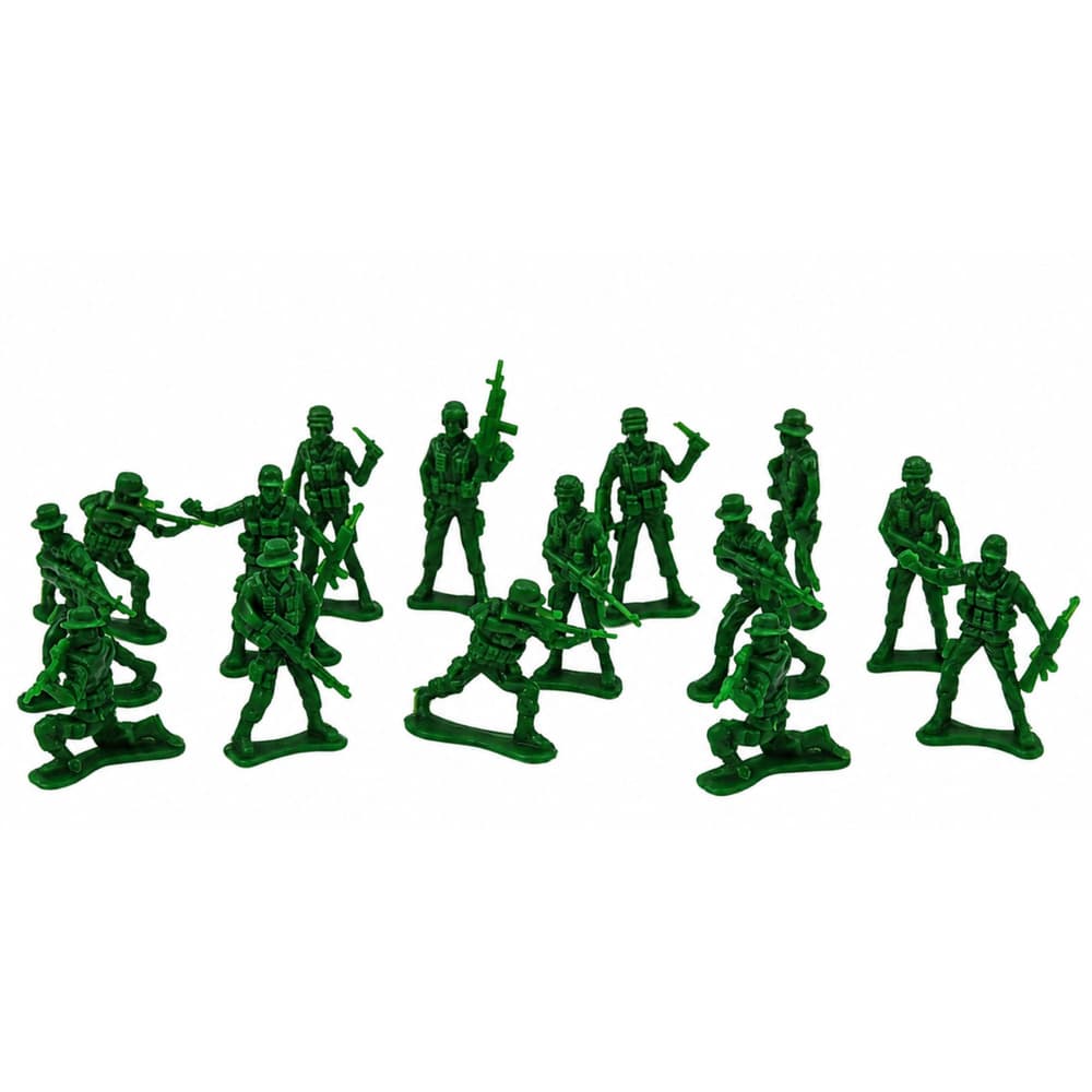 LEAN TOYS Vojaški Komplet, Figurice Vojaakov, 72 kosov 3
