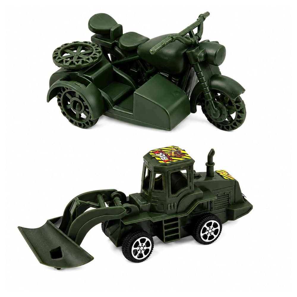 LEAN TOYS Vojaški set, Figurice, Helikopter, Vozila, Baza, 58 kosov 4