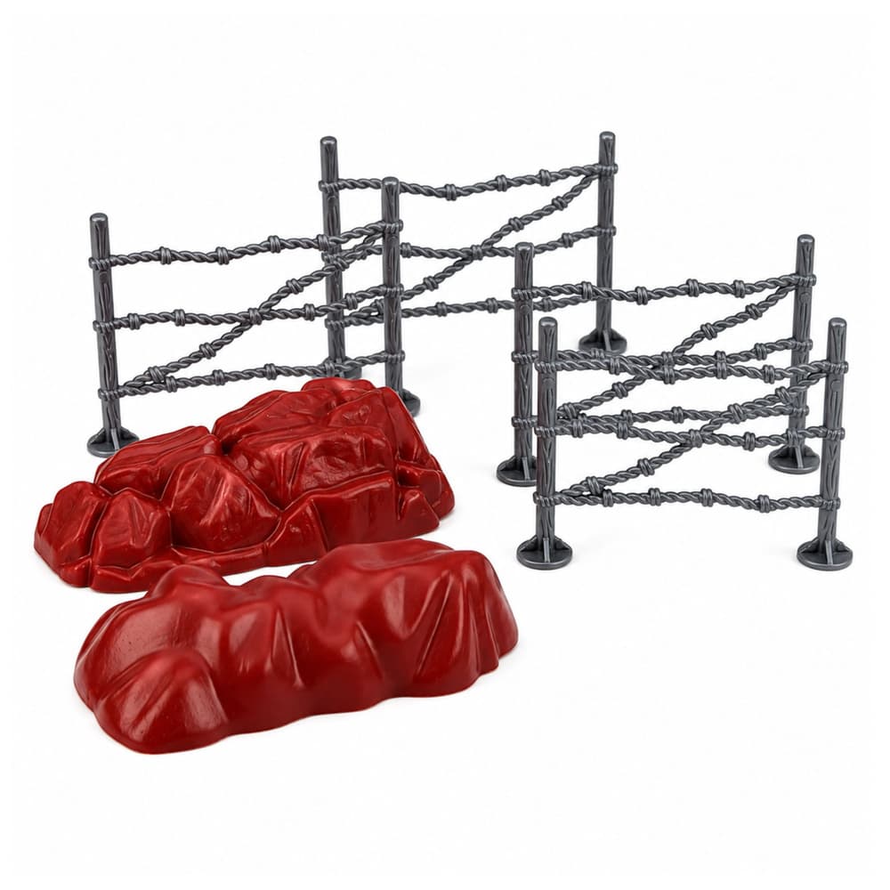 LEAN TOYS Vojaški set, Figurice, Helikopter, Vozila, Baza, 58 kosov 6
