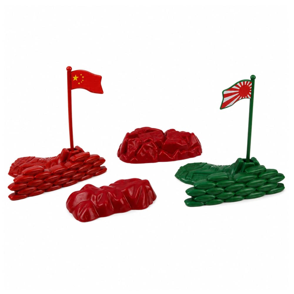 LEAN TOYS Vojaški set, Figurice, Vozila, Baza, Stolp, 46 kosov 6
