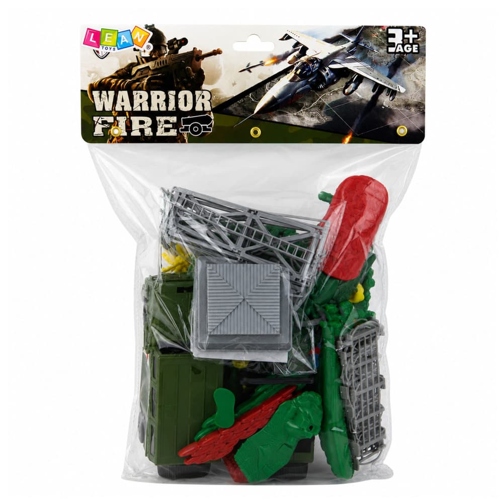 LEAN TOYS Vojaški set, Figurice, Vozila, Baza, Stolp, 46 kosov 8