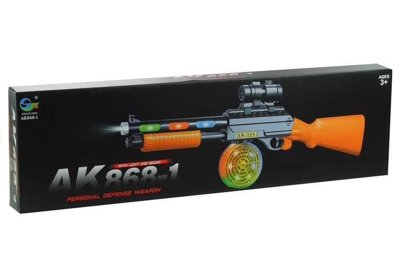 Vojaški jurišni puški AK 868-1 z lučkami in zvoki 4