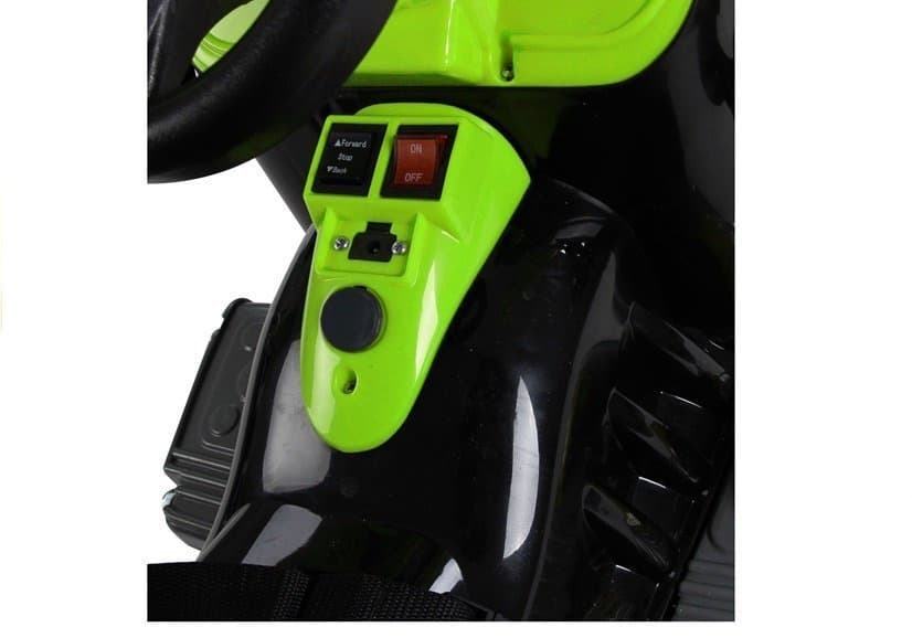 Zeleni akumulatorski traktor bager z gibljivo žlico 5