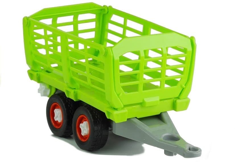 LEAN TOYS Razstavljiv traktor s prikolico (43 cm) 2