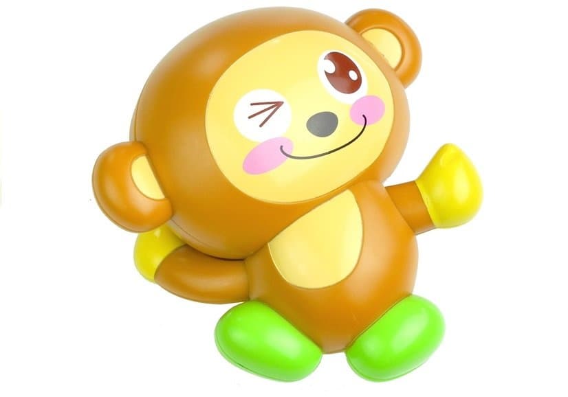 LEAN TOYS Glasbena vrtiljak z igračami za dojenčke 4