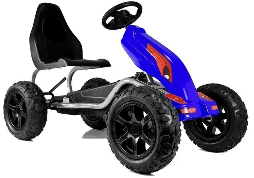 LEAN CARS Gokart na pedala B012 - Modri