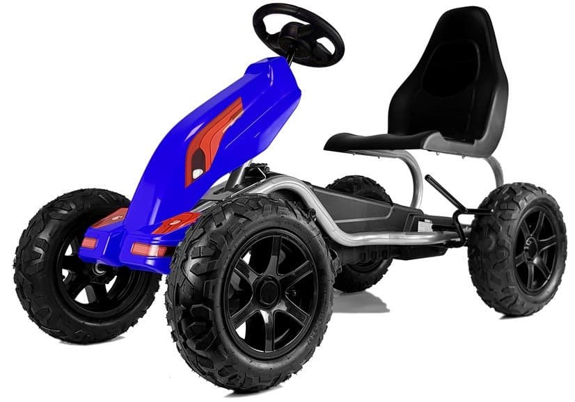 LEAN CARS Gokart na pedala B012 - Modri 3