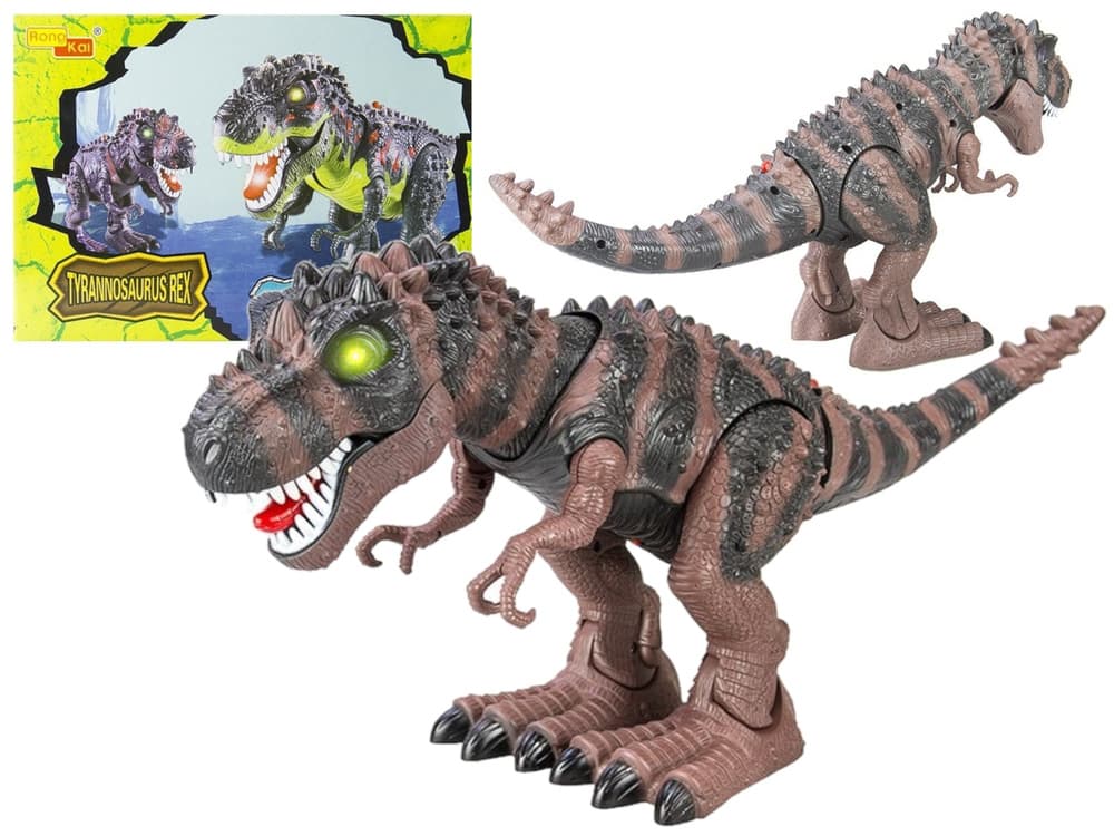 LEAN TOYS Pobarvani hodnik dinozaver Tyranozaur Rex na baterije
