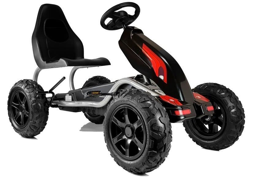 LEAN CARS Gokart na pedala B012 - Črni